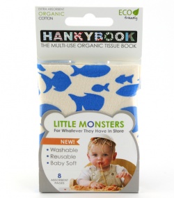 HankyBook Little Monsters Single - Fish